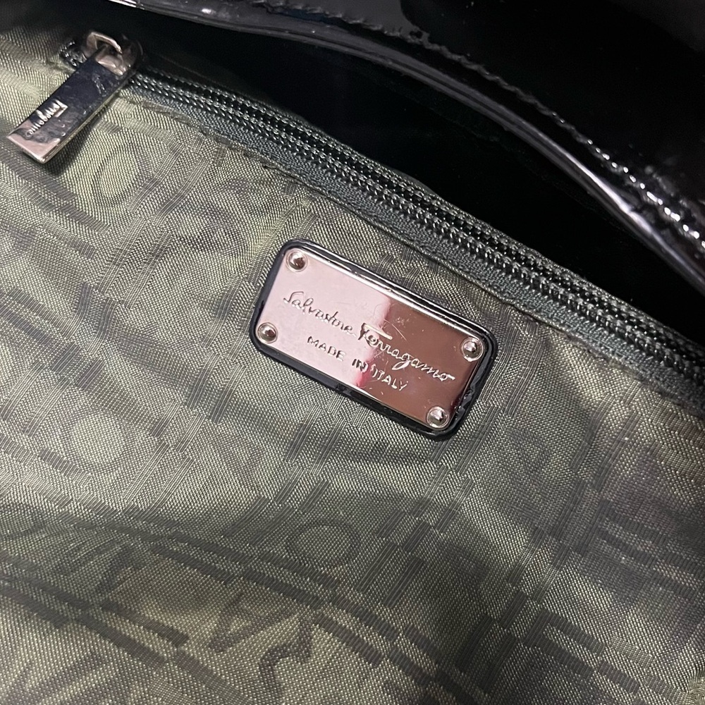 SALVATORE FERRAGAMO Patent Leather Bag - Picture 10 of 16